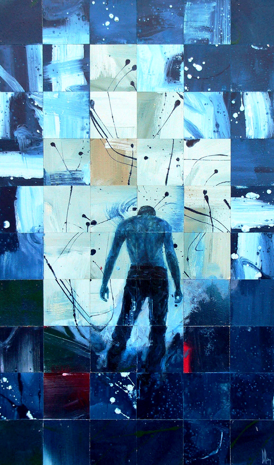 Paolo Di Rosa, Blu Pensiero, 60 x 90 cm